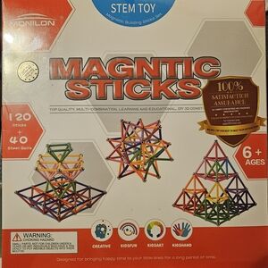 Magnetic Sticks STEM Toy - Multicolor